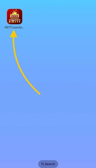 Step 4: After clicking "Add", you will immediately see the appearance of the FB777 app on your phone's home screen.